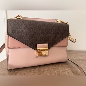 Michael Kors Brown and Rose purse